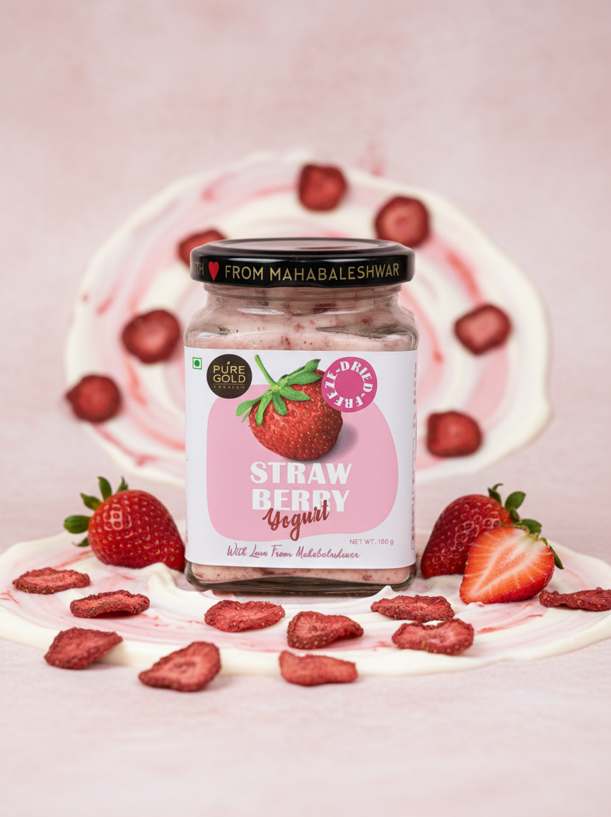 Pure Gold Dried Strawberry Yogurt
