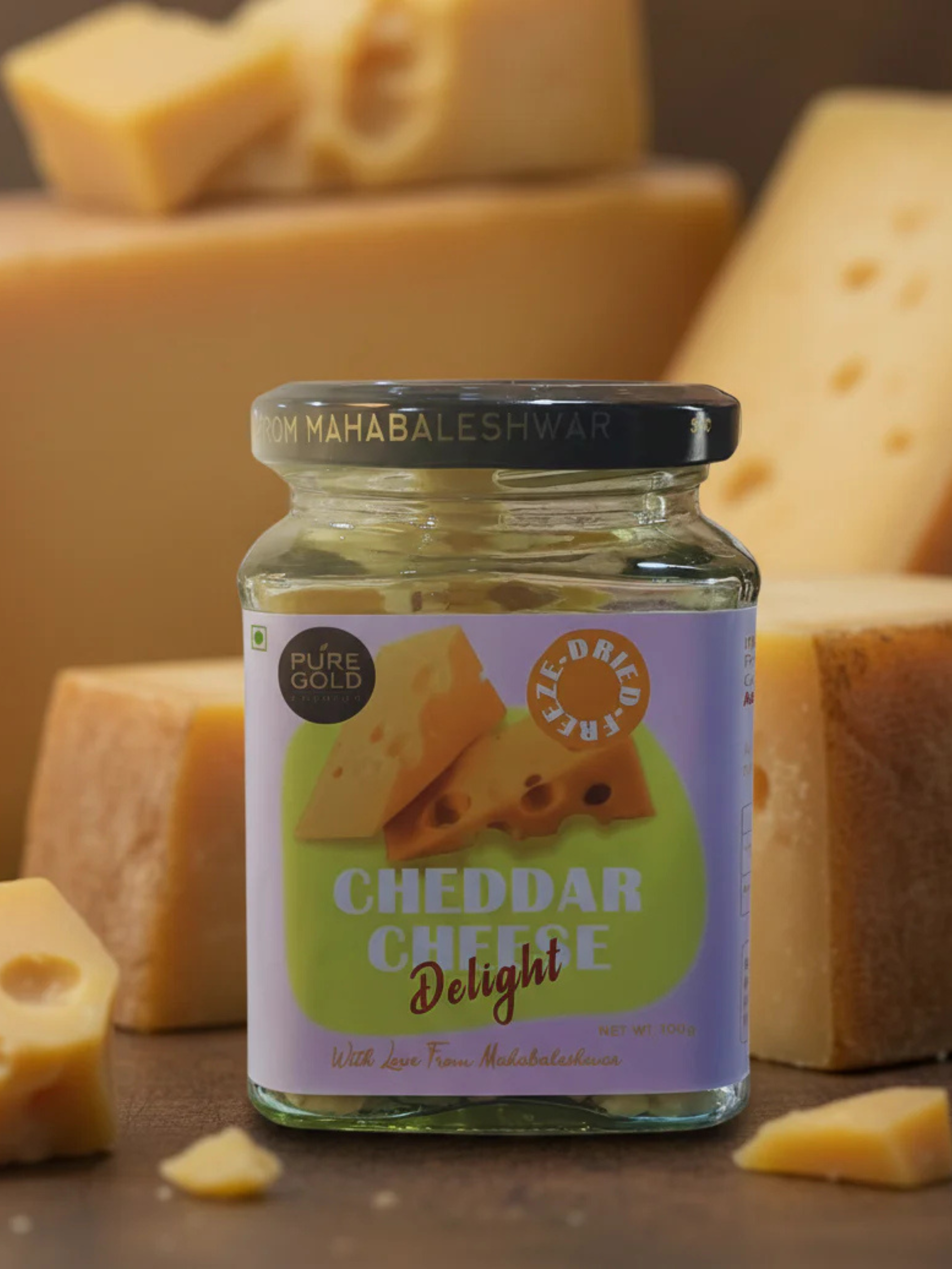 Pure Gold Dried Cheddar Cheese Delight