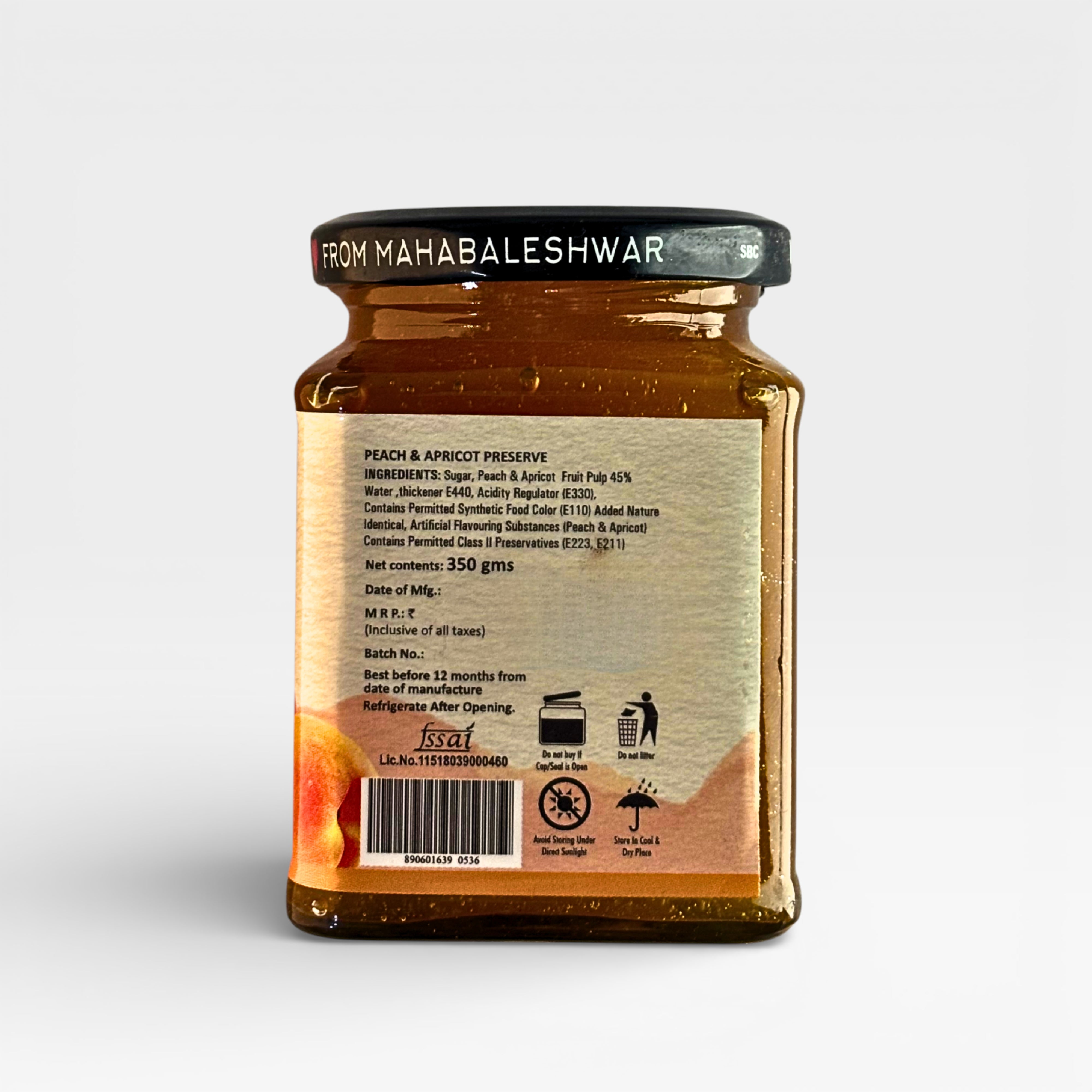 Peach & Apricot Preserve (350gm)