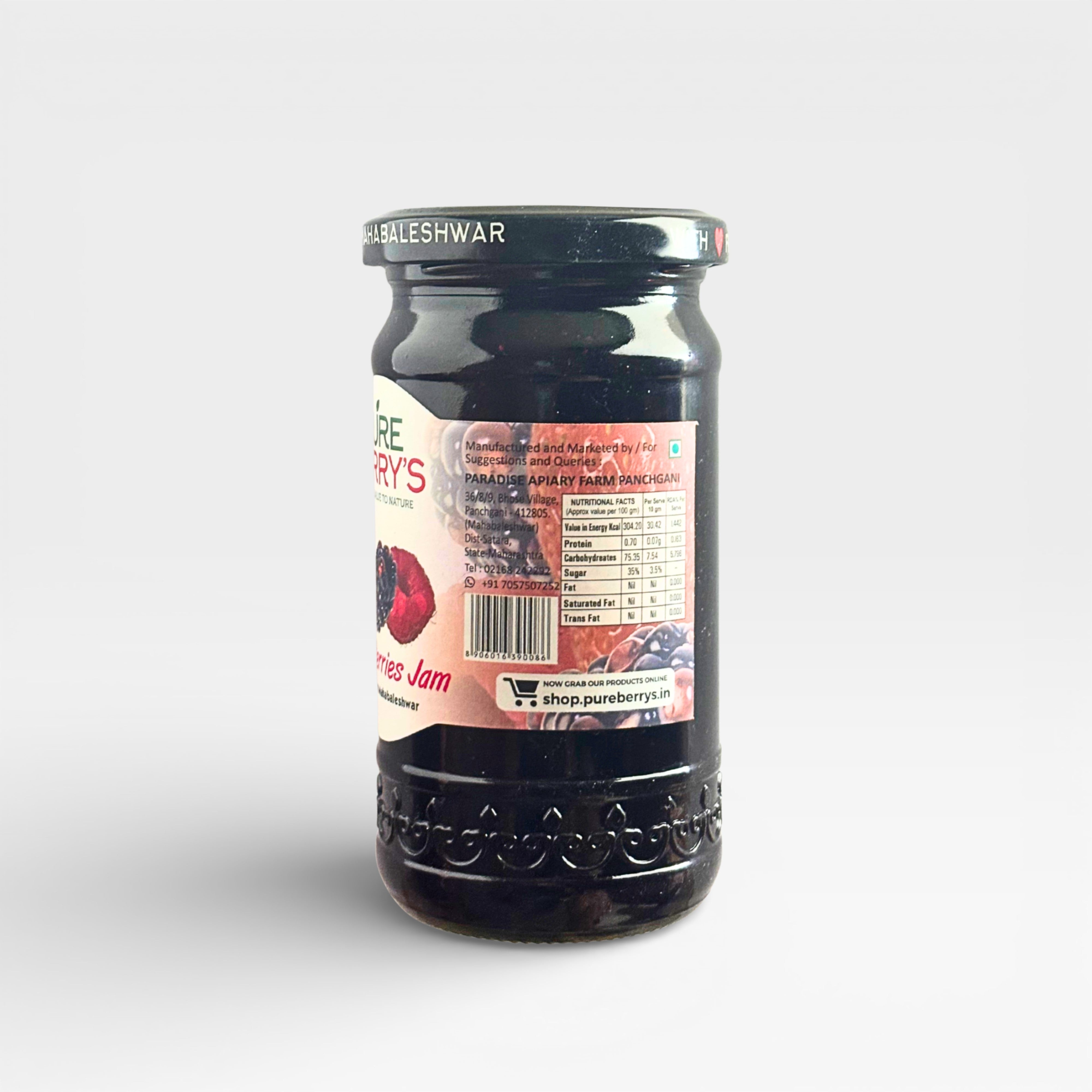Three Berry Jam (400gm)