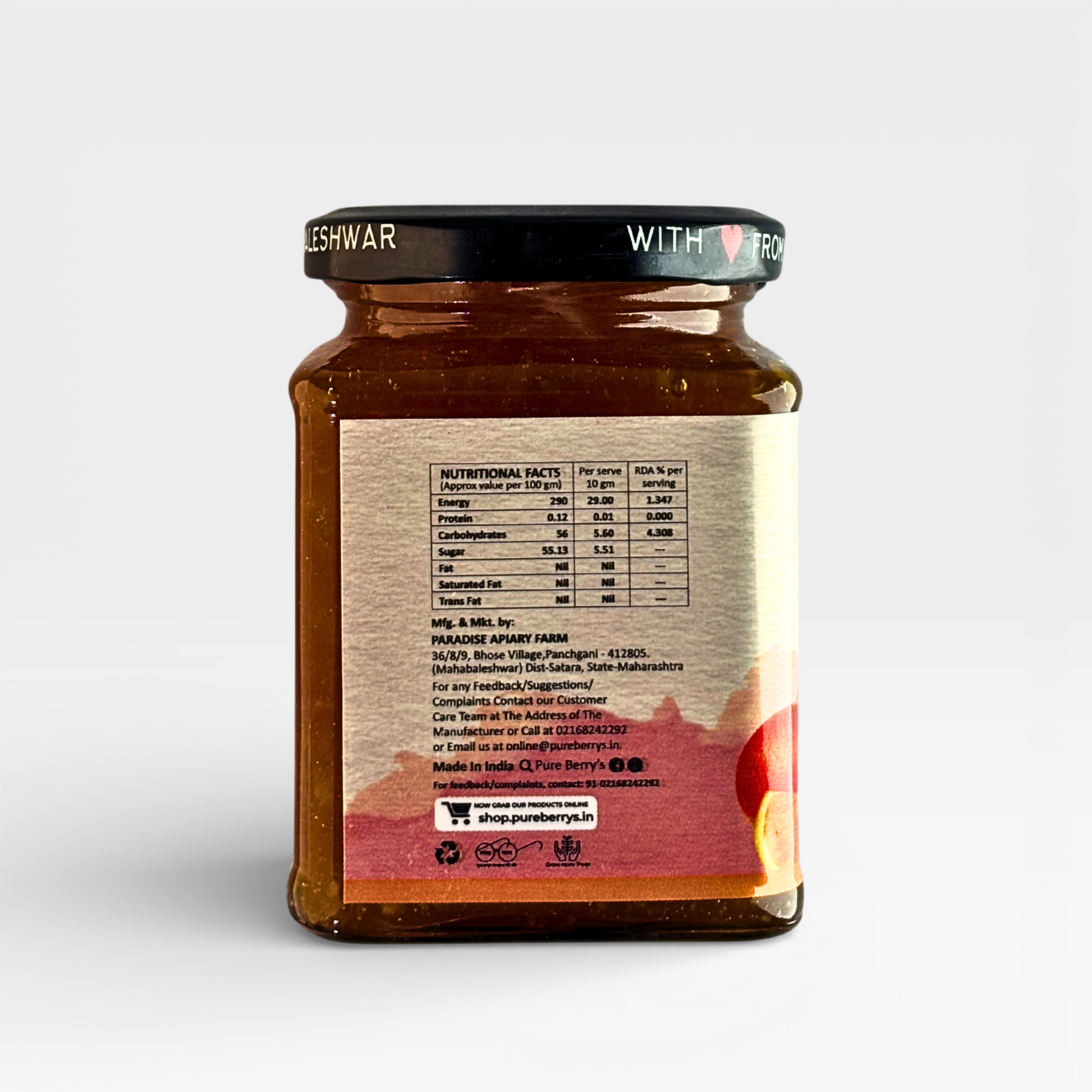 Orange Marmalade Preserve (350gm)