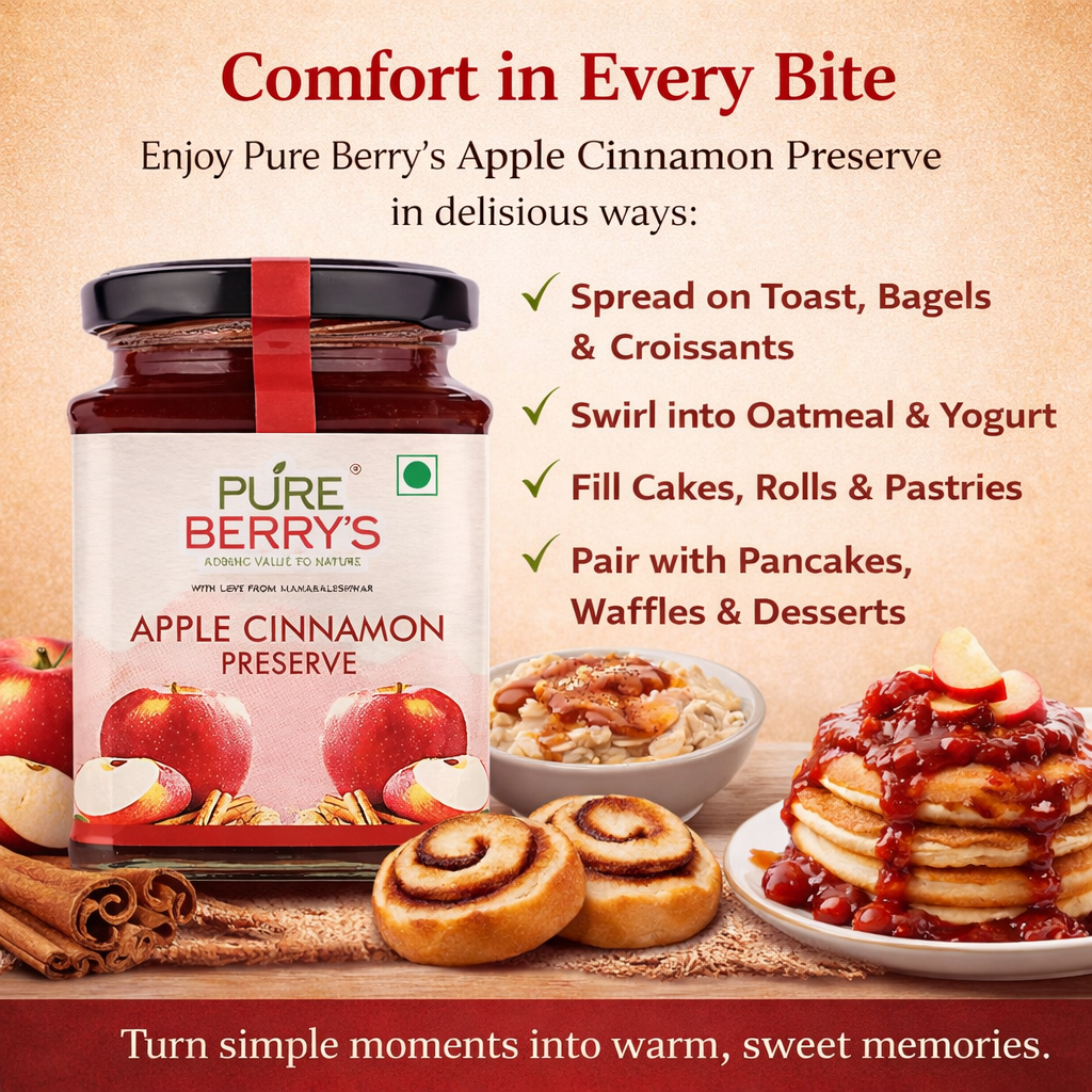 Apple Cinnamon Preserve (350gm)
