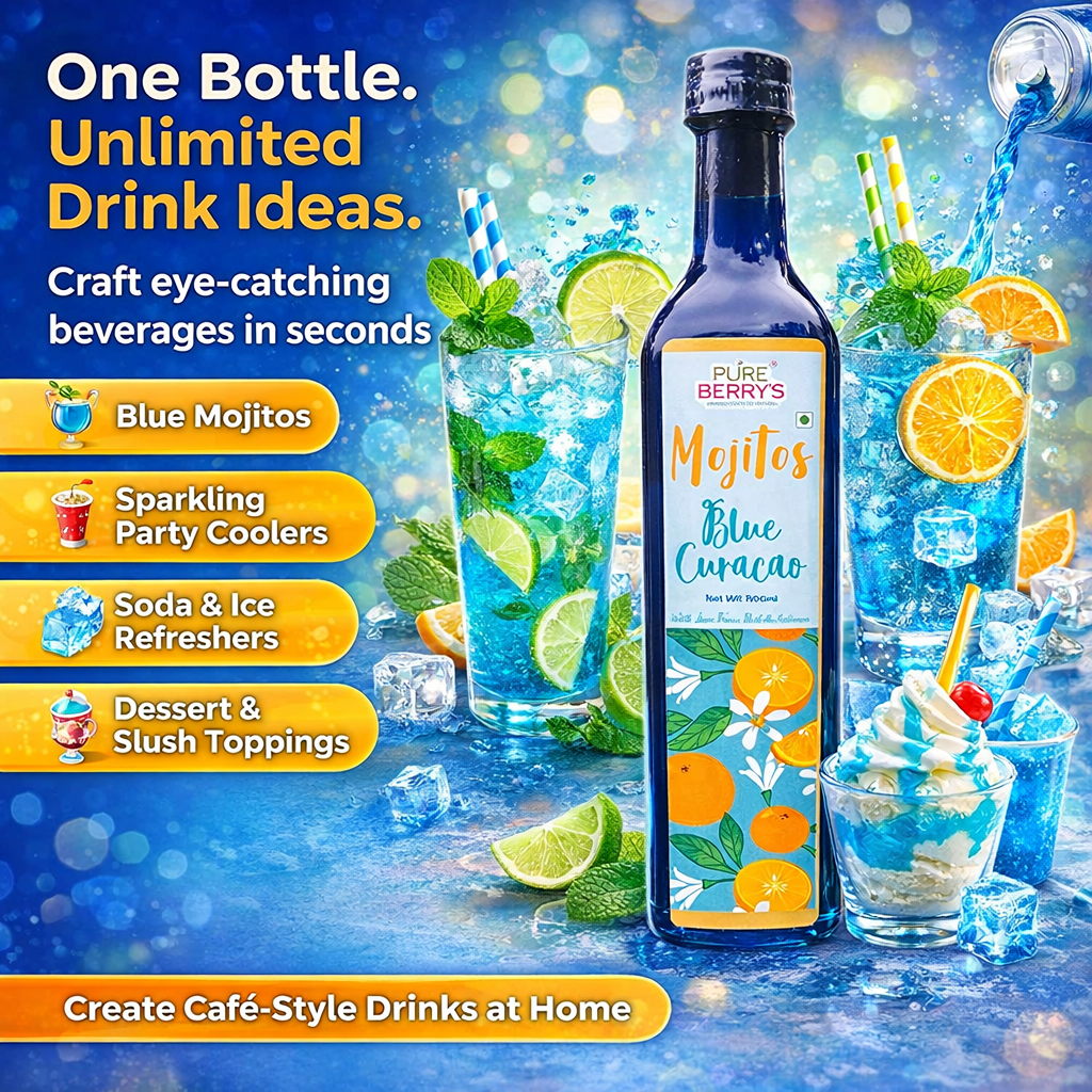 Blue Curacao Mojito (500ml)