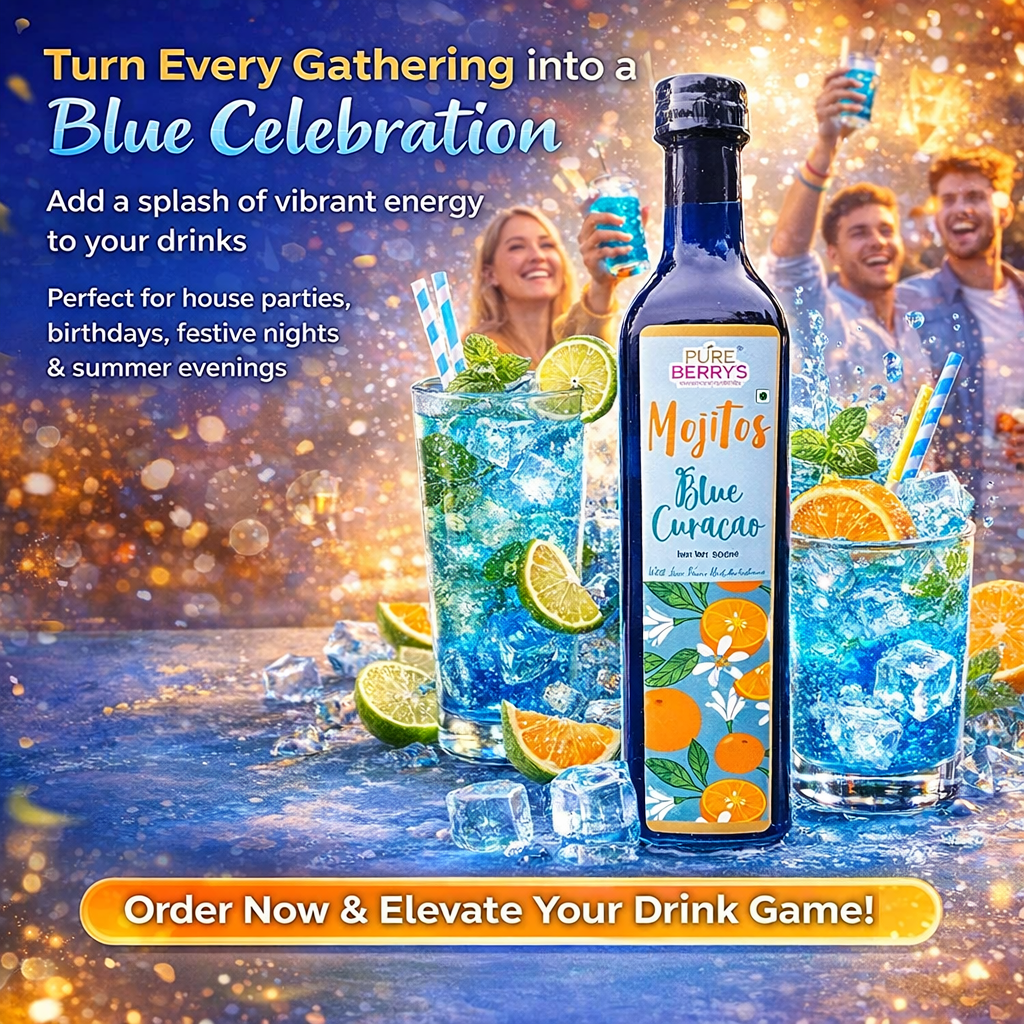 Blue Curacao Mojito (500ml)