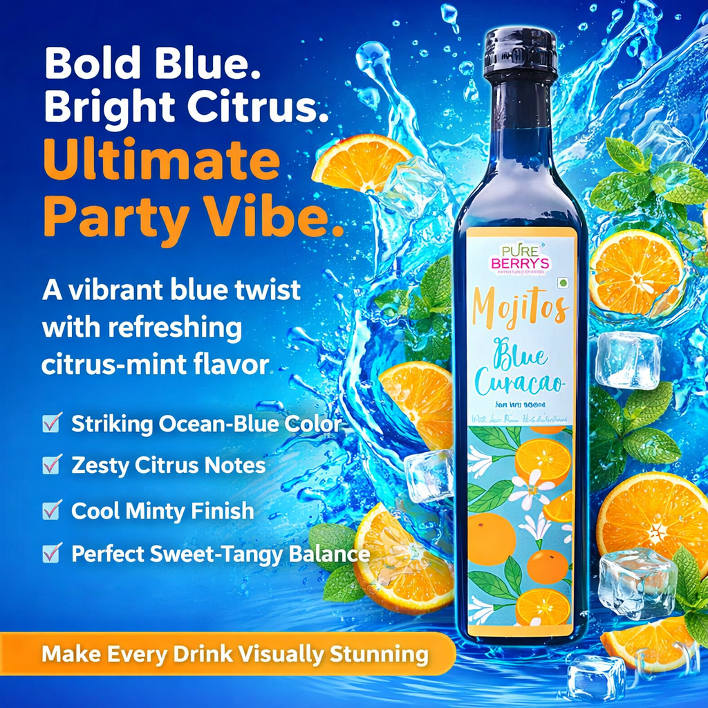 Blue Curacao Mojito (500ml)