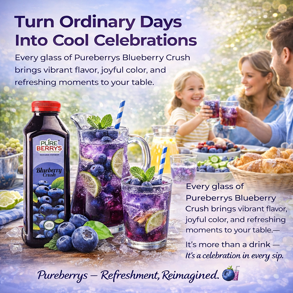 Blueberry Fruit Crush (750ml)