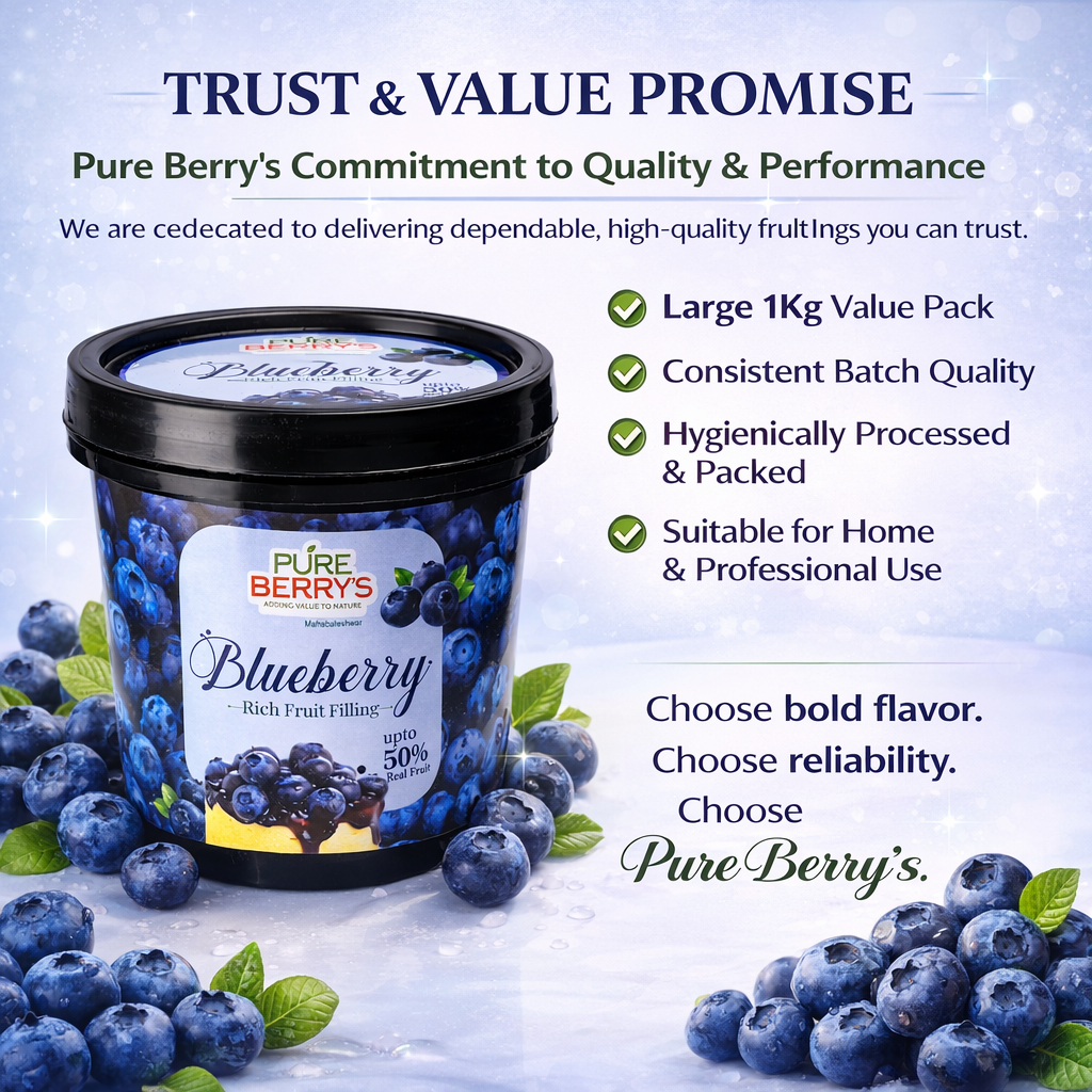 Blueberry Fruit Filling (1kg)