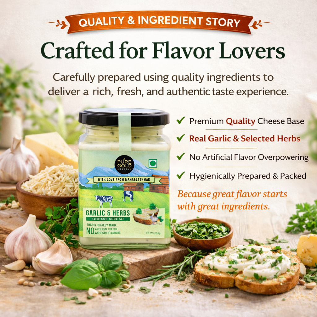 Garlic And Herbs Cheese Spread (250gm)
