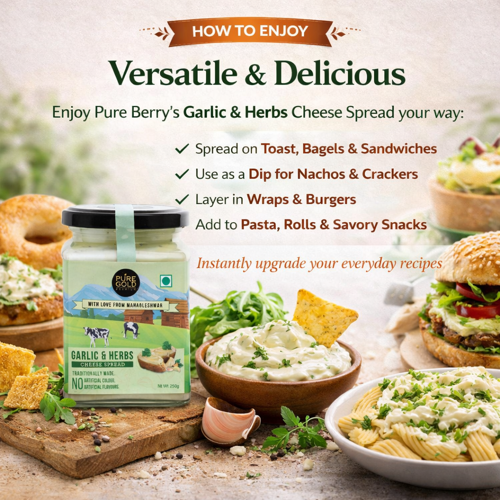 Garlic And Herbs Cheese Spread (250gm)