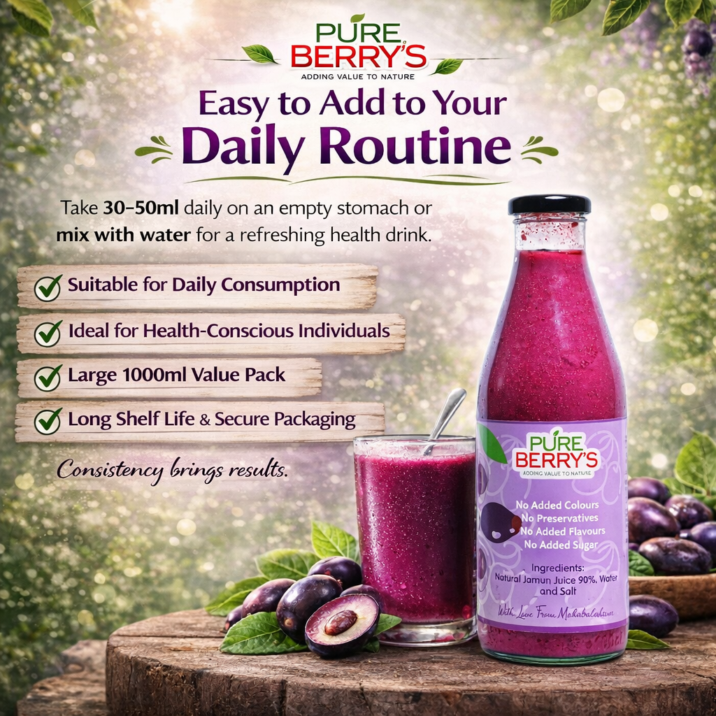 Natural Jamun Juice (1 Ltr)