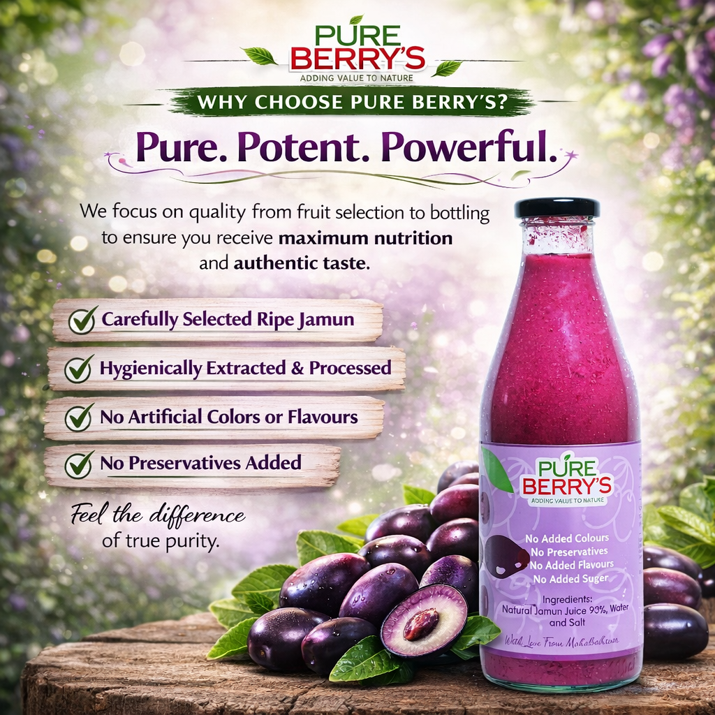 Natural Jamun Juice (1 Ltr)