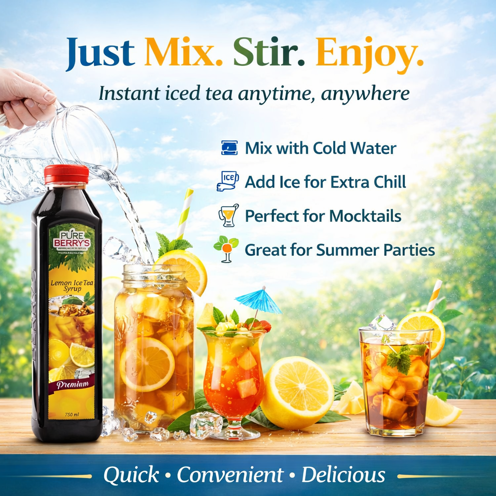 Lemon Ice Tea Syrup (750ml)