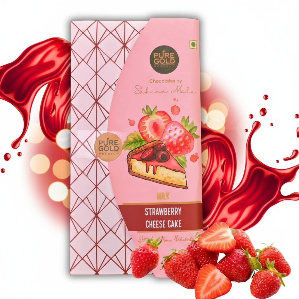 Milk Chocolate Strawberry Cheese Cake