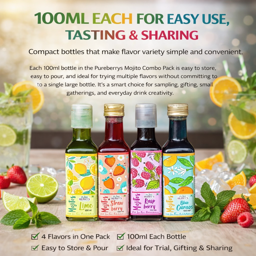 Pureberry's Mojito Combo (100ml Each)