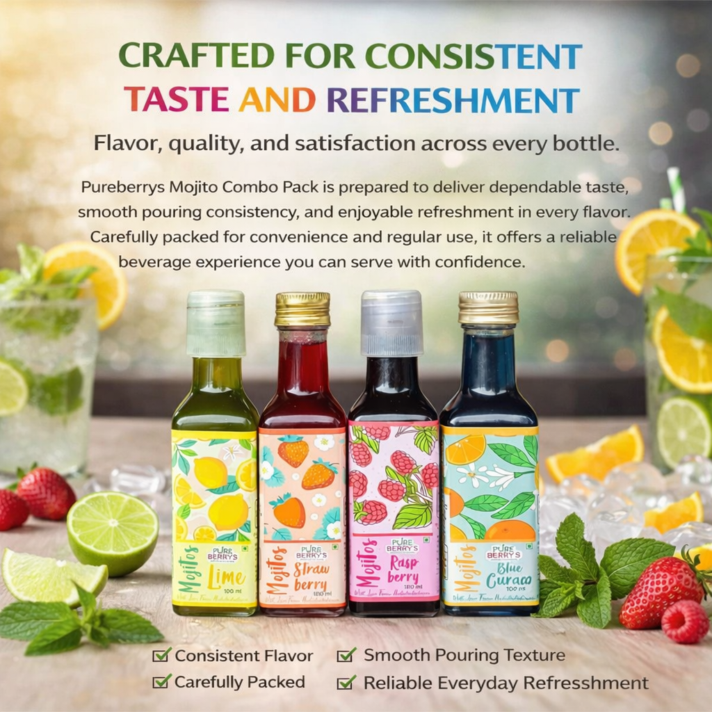 Pureberry's Mojito Combo (100ml Each)