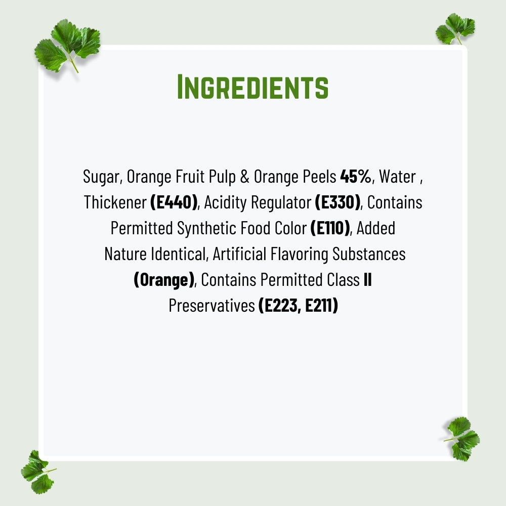 Orange Marmalade Preserve (350gm)