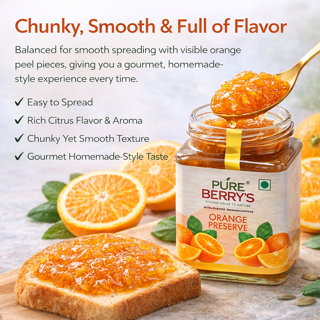 Orange Marmalade Preserve (350gm)