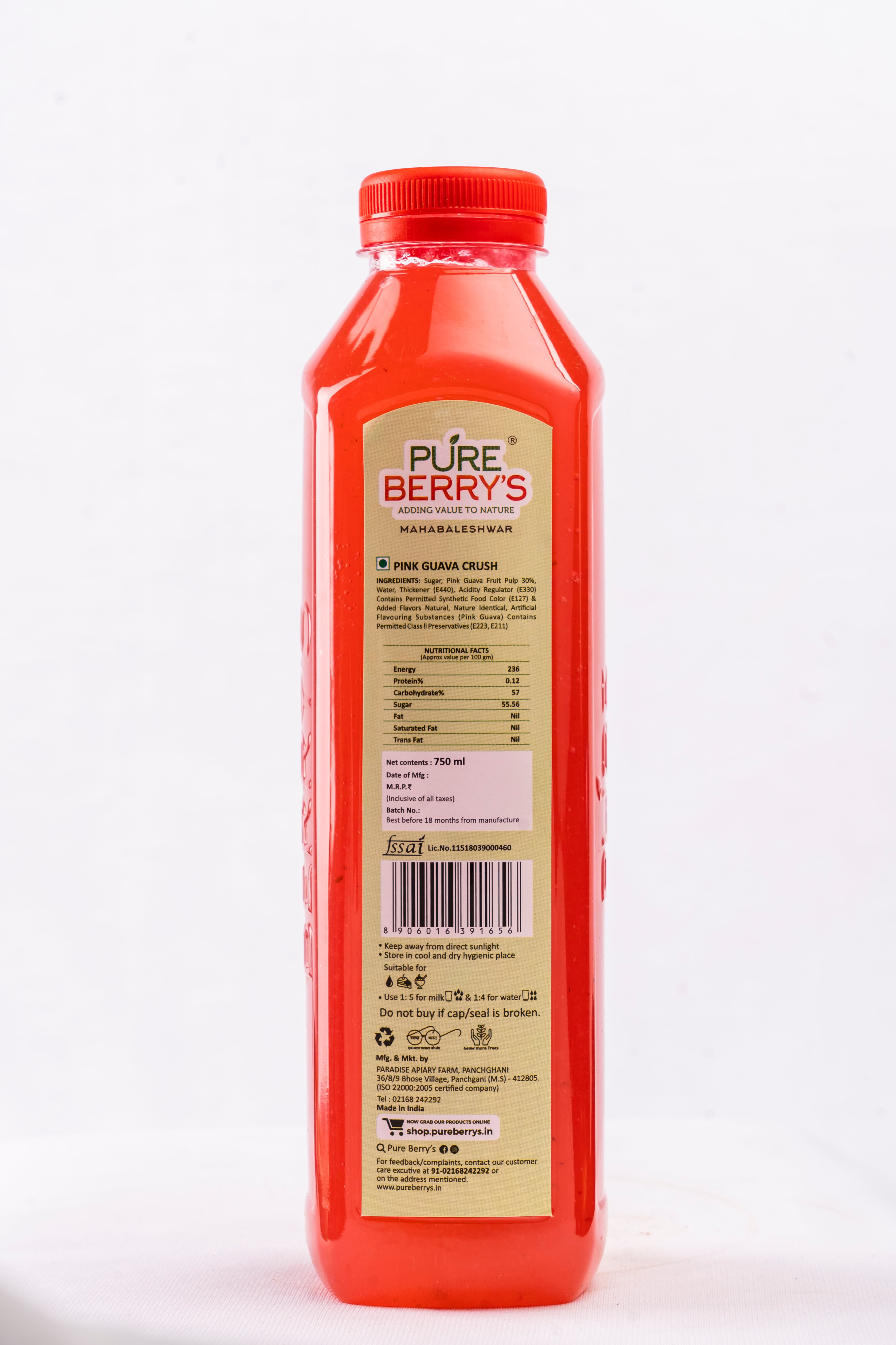 Pink Guava Crush (750ml)