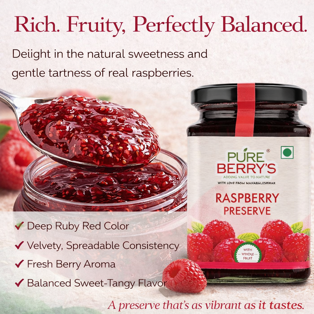 Raspberry Preserve (350gm)