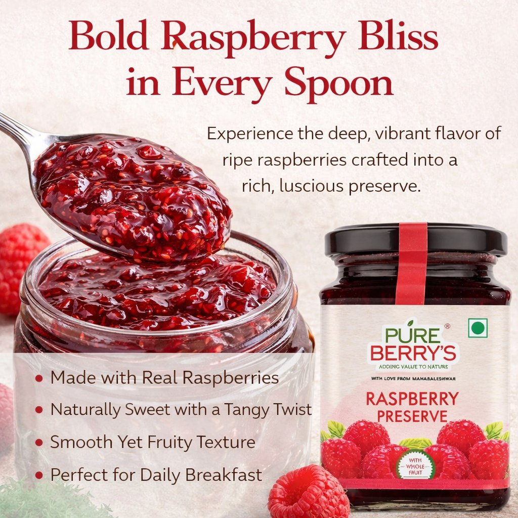 Raspberry Preserve (350gm)