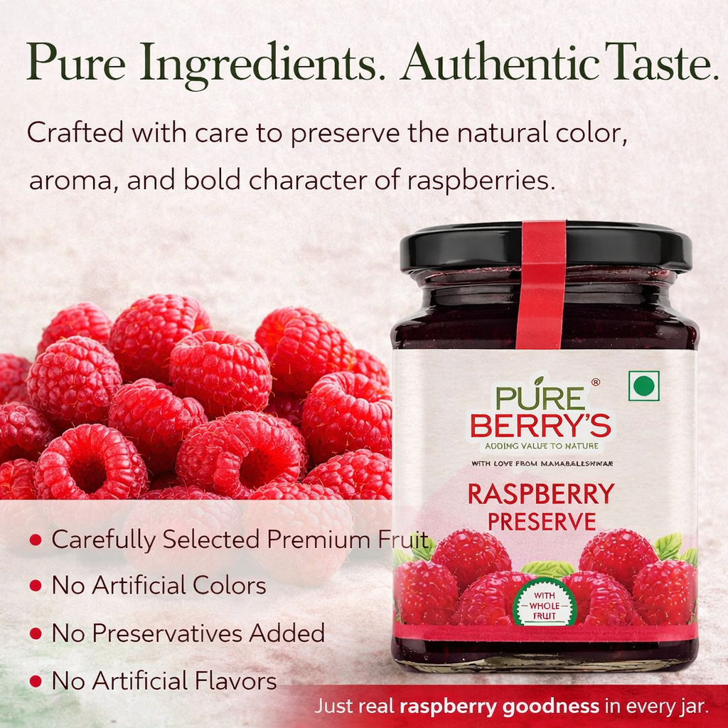 Raspberry Preserve (350gm)