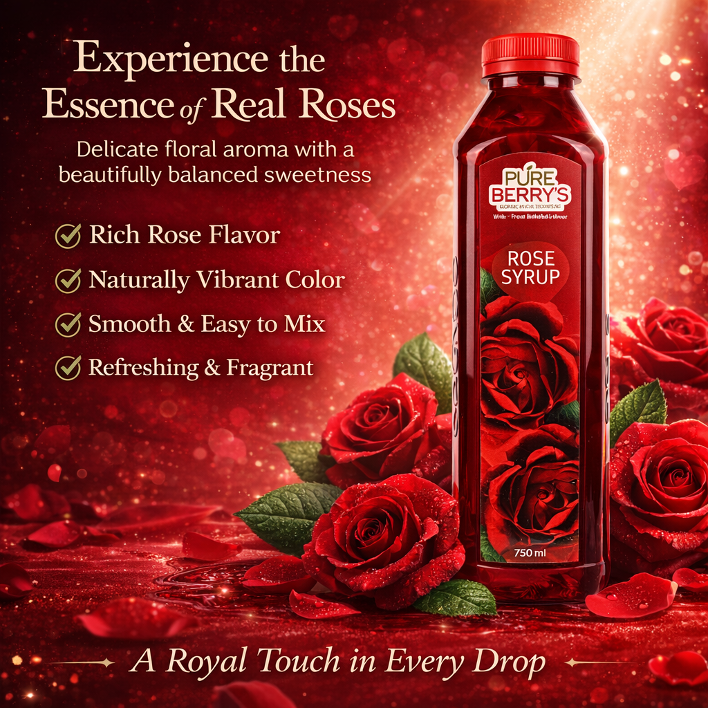 Rose Syrup (750ml)