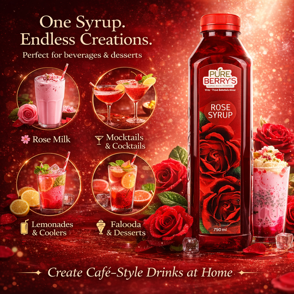 Rose Syrup (750ml)