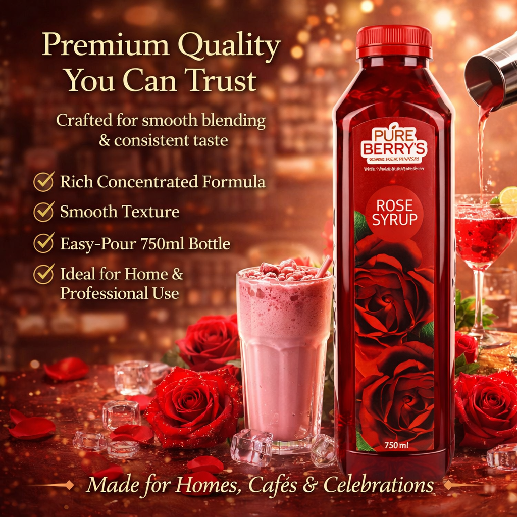 Rose Syrup (750ml)