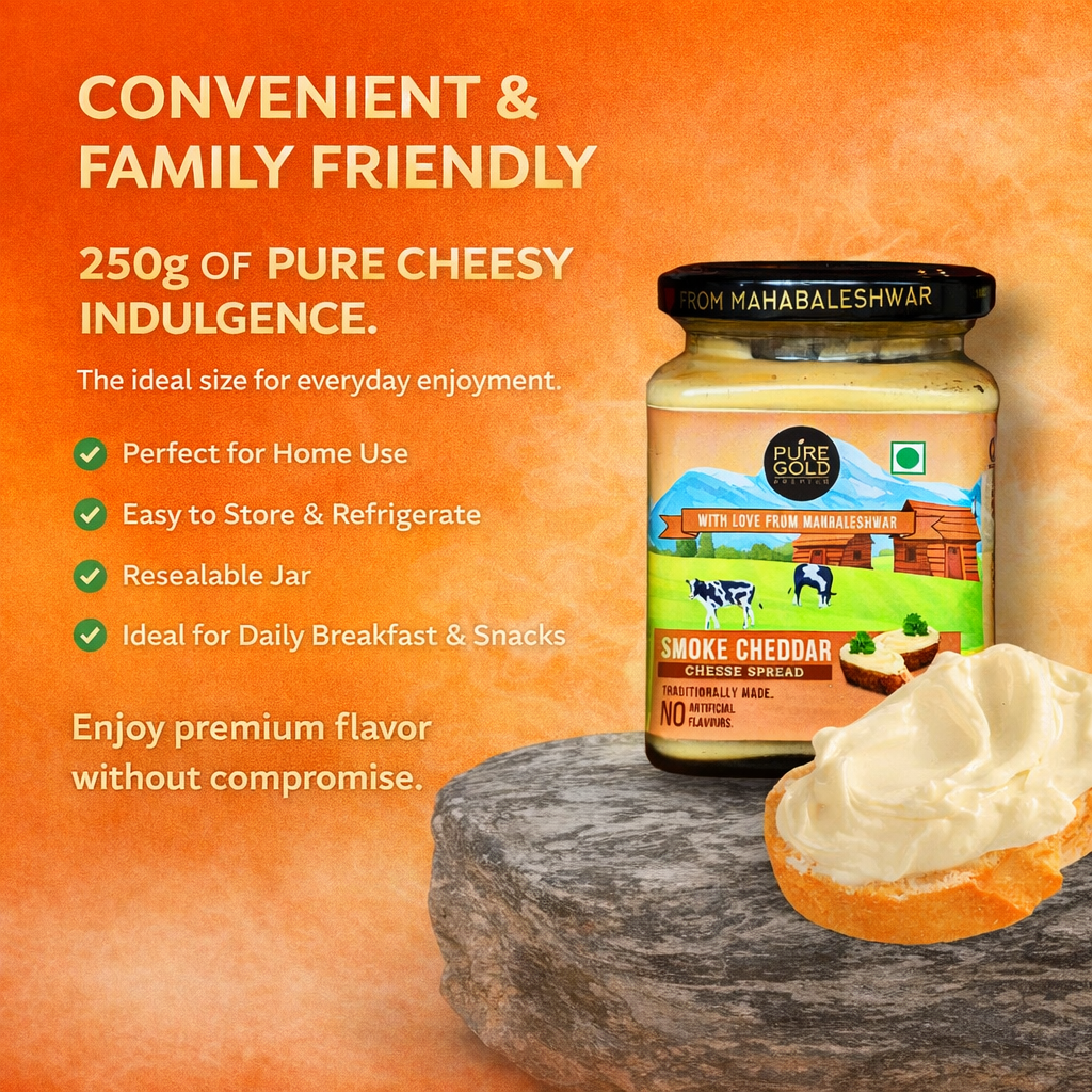 Smoked Cheddar Cheese Spread (250gm)