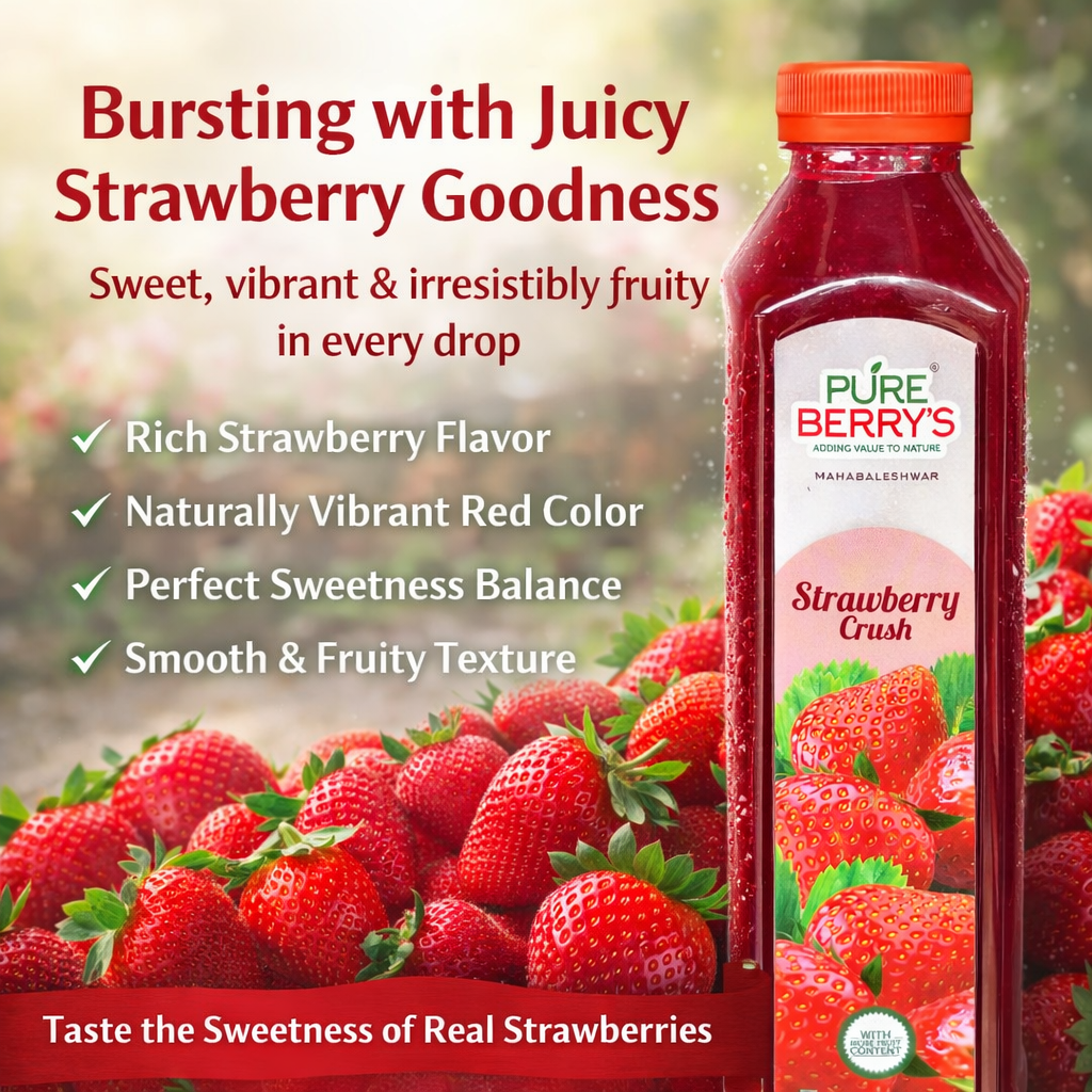 Strawberry Fruit Crush (750ml)