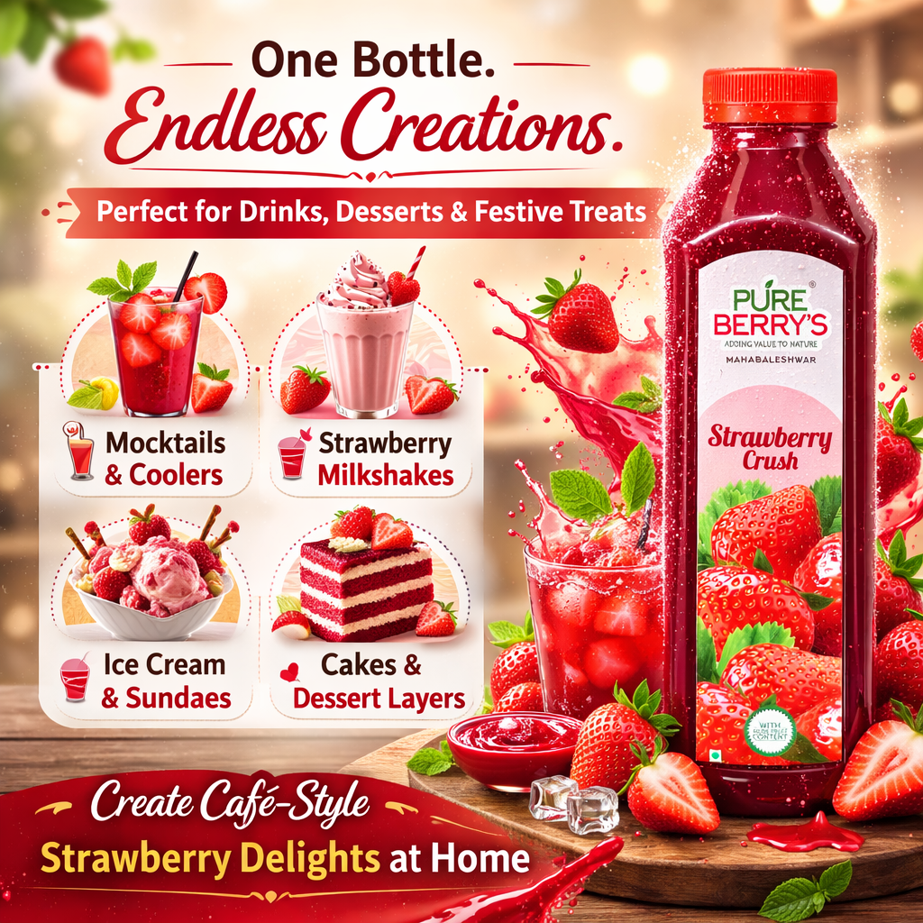 Strawberry Fruit Crush (750ml)