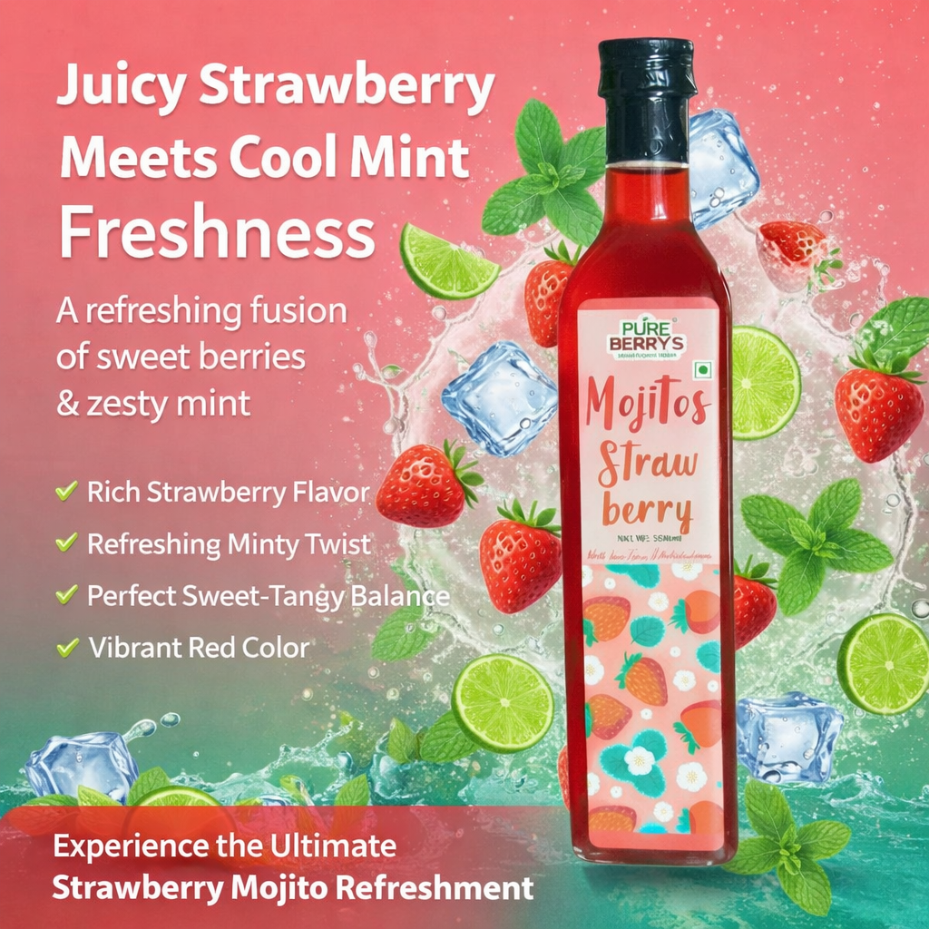 Strawberry Mojito (500ml)