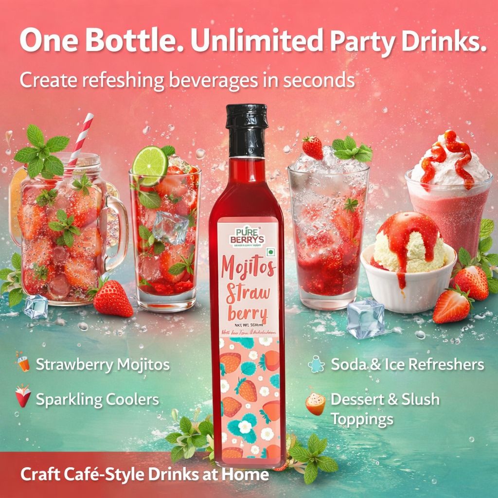 Strawberry Mojito (500ml)