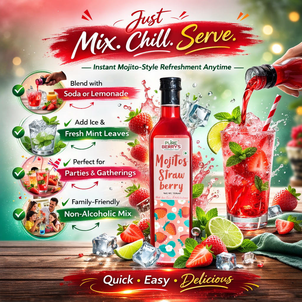 Strawberry Mojito (500ml)