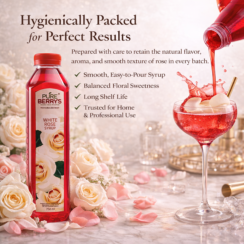 White Rose Syrup (750ml)