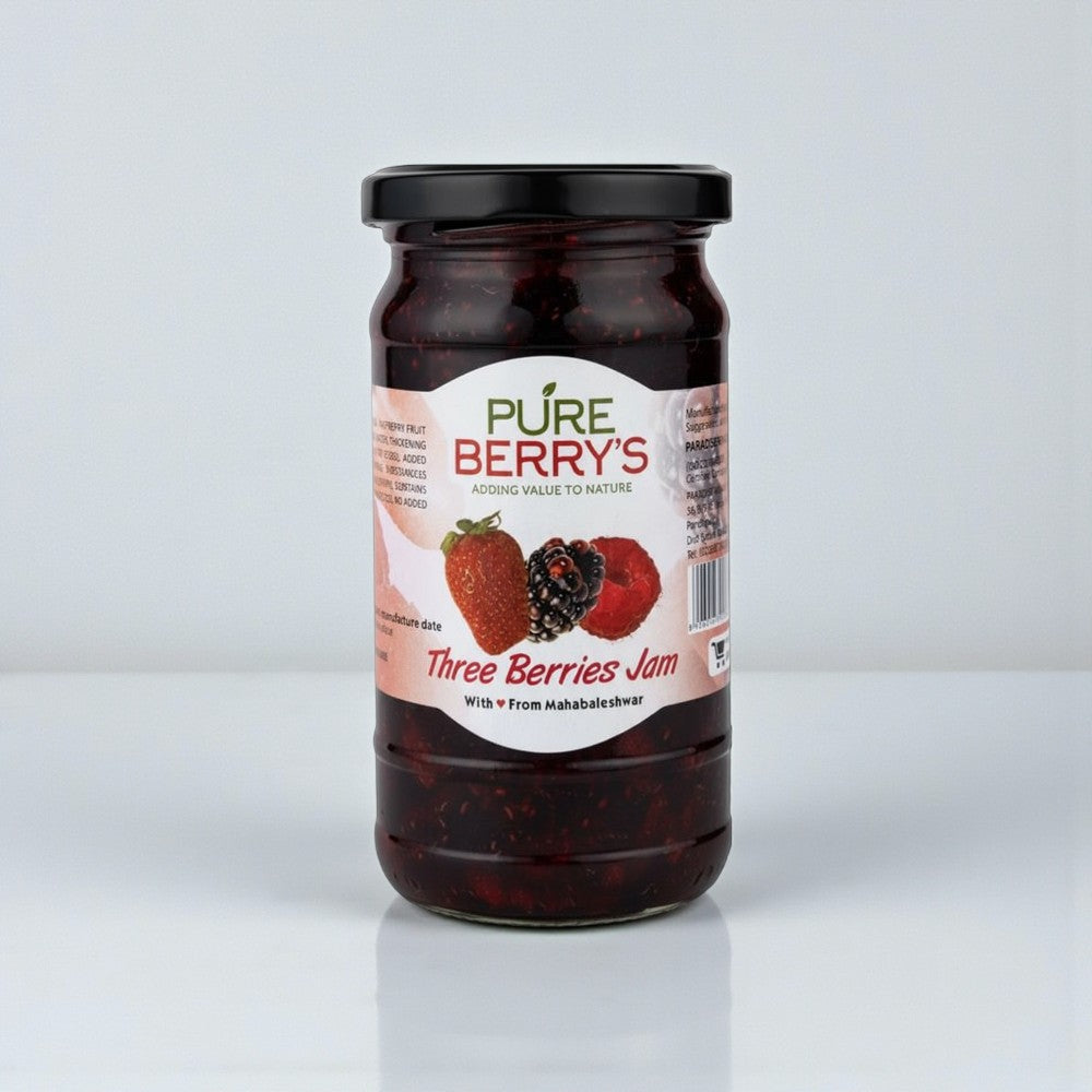 Three Berry Jam (400gm)
